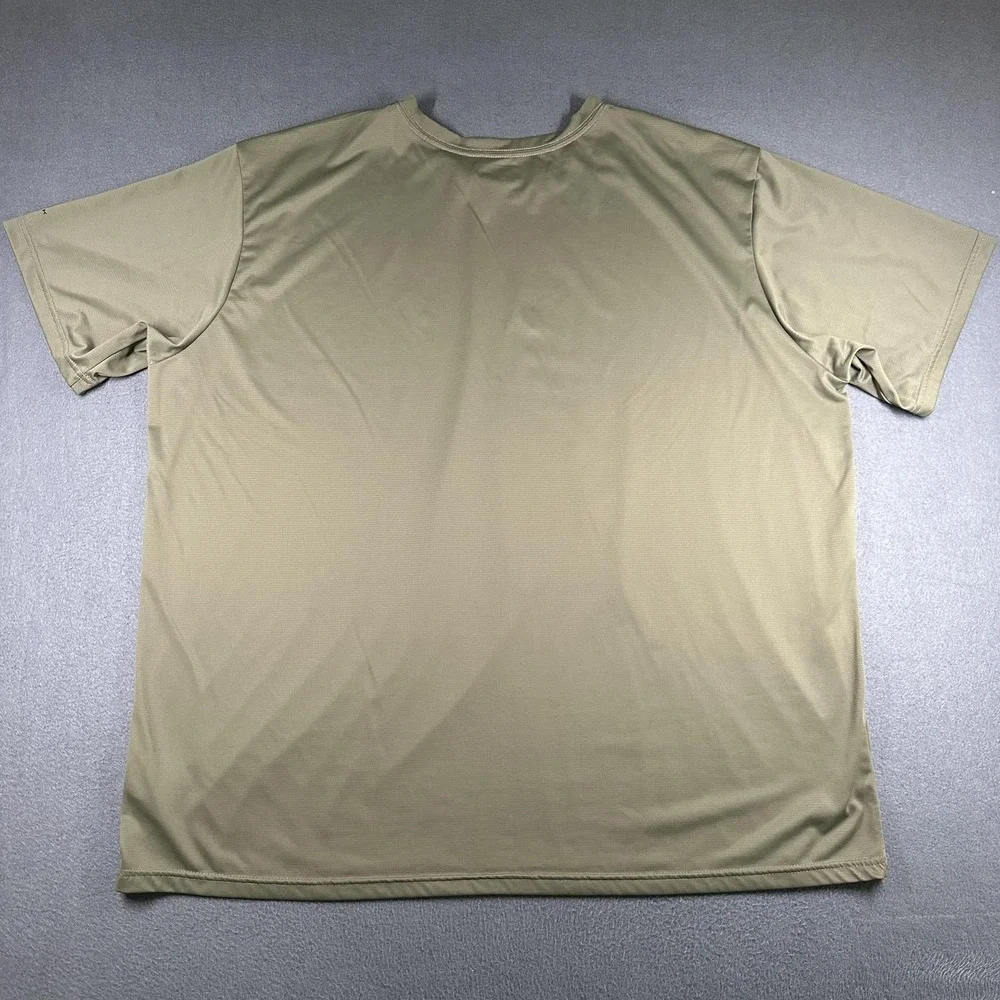 Columbia Omni-Wick Shirt Mens 3XL Green Short Sleeve Crewneck Athletic Tee‎ Top